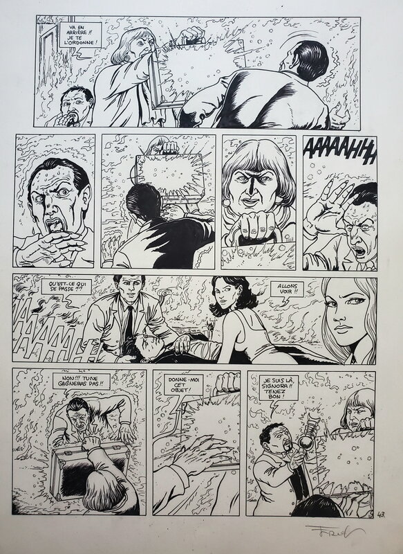 Ersel, LES DERNIERS JOURS DE LA GEHENNE - Planche originale