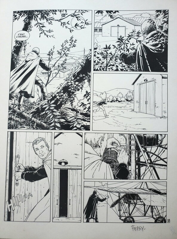Ferry, IAN KALEDINE   T6 LE COUTEAU DE BRAISE - Planche originale