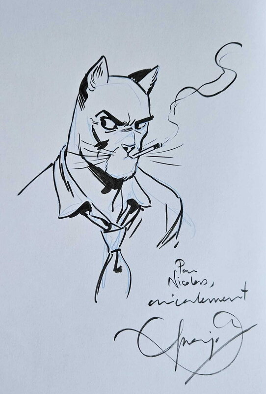 Juanjo Guarnido, Blacksad - L'Enfer Le Silence - Sketch