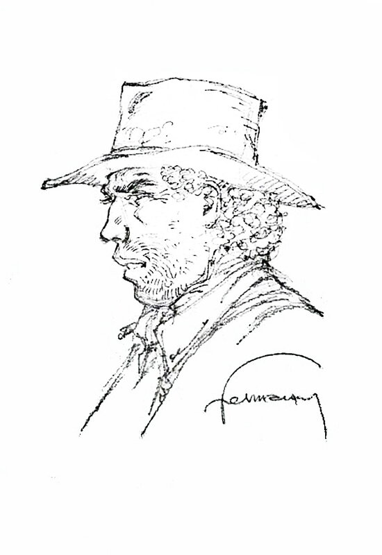Red Dust by Hermann - Original Illustration
