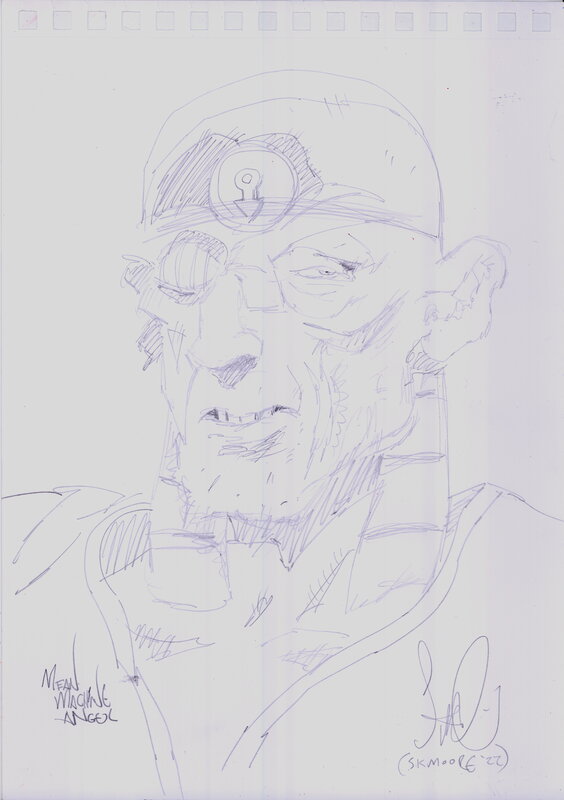 Mean MACHINE ANGEL by Stewart Kenneth Moore - Sketch