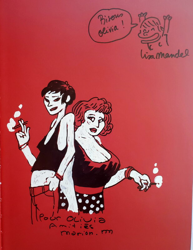 Marion Mousse, Lisa Mandel, BRUNE PLATINE - MON SANG EST PLUS NOIR QUE LE VÔTRE - Dédicace