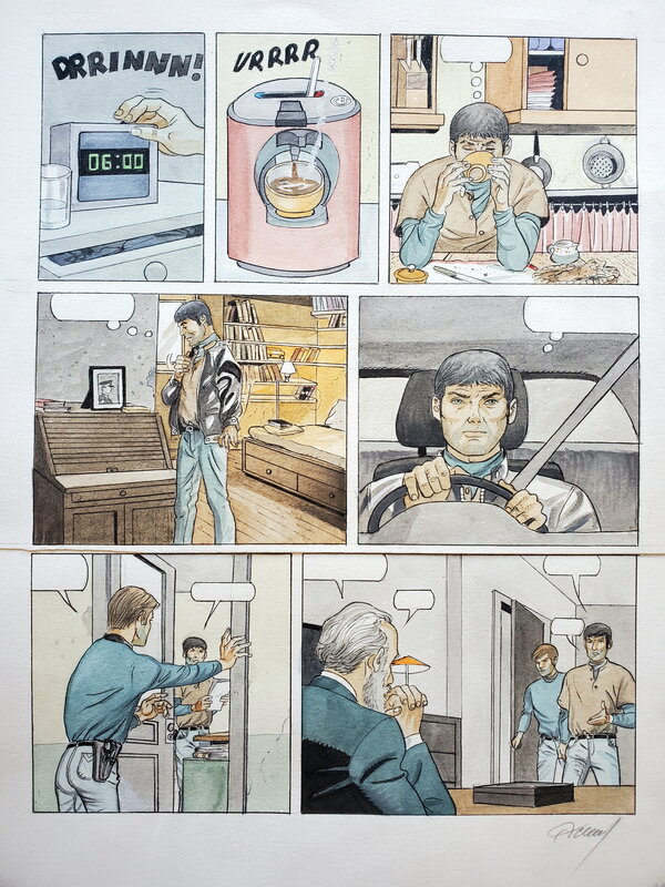 Renaud, BLOUSES    couleur directe - Sketch