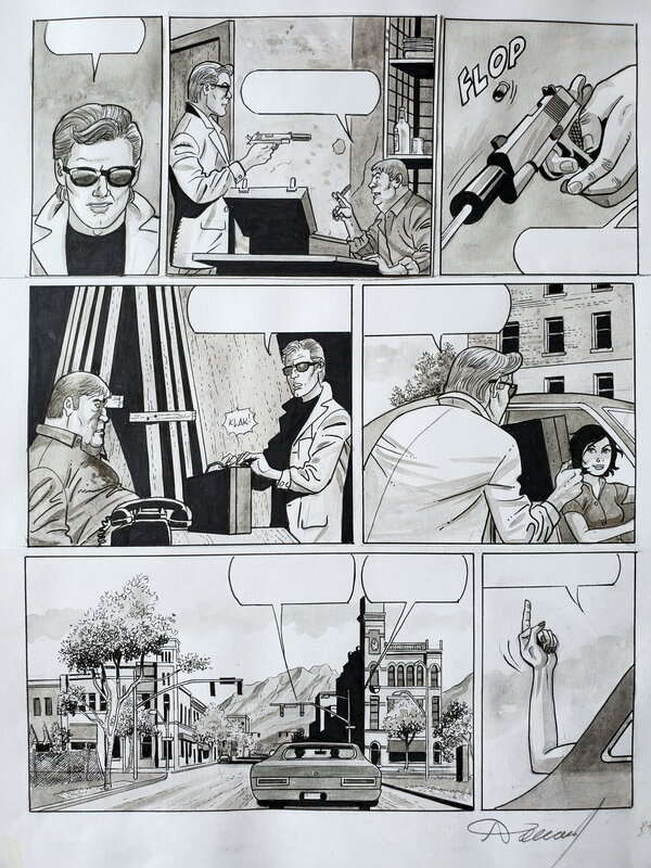 LES CRABES par Renaud - Planche originale