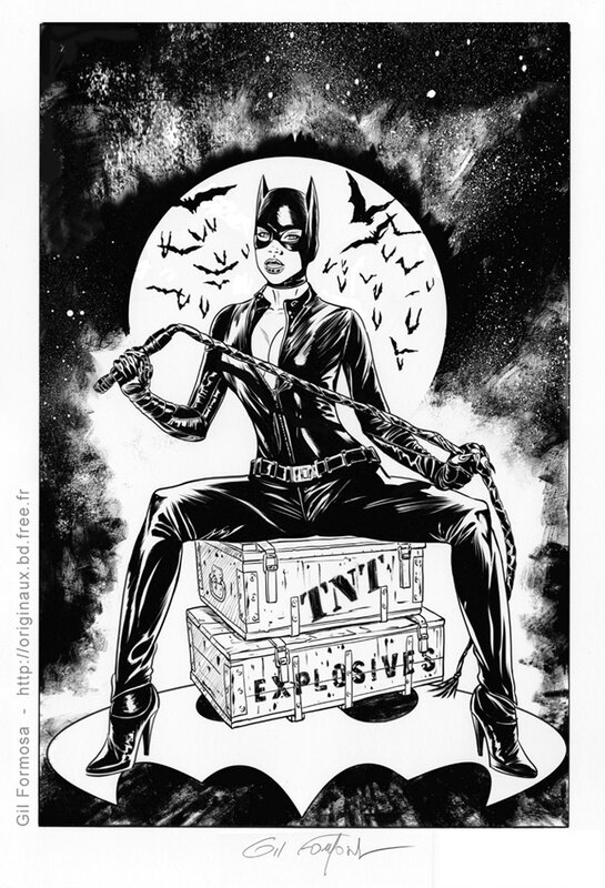 Catwoman Night by Gil Formosa, Bob Kane, Bob Fingerman - Original Cover