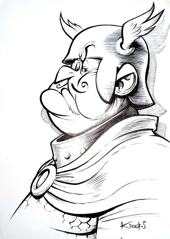 Slawomir Kiełbus, Janusz Christa, Kajko i Kokosz: Hegemon - Illustration originale