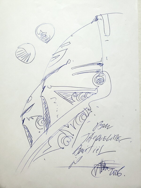 dédicace by Philippe Druillet - Sketch