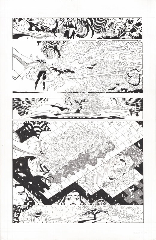 Tradd Moore, Doctor Strange: Fall Sunrise #1, pg 9 - Planche originale