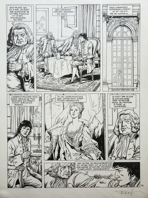 Ersel, LES PIONNIERS DU NOUVEAU MONDE - Planche originale