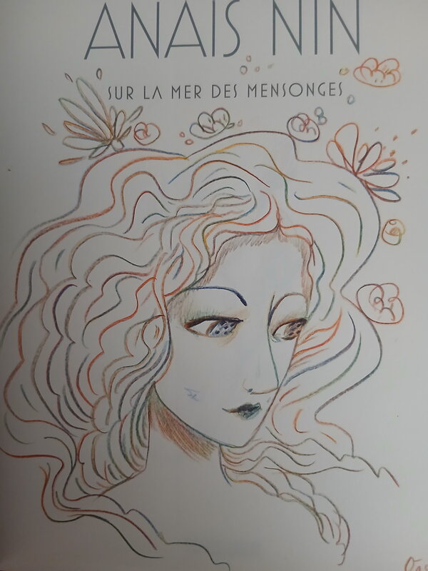Anaïs NIN by Léonie Bischoff - Sketch