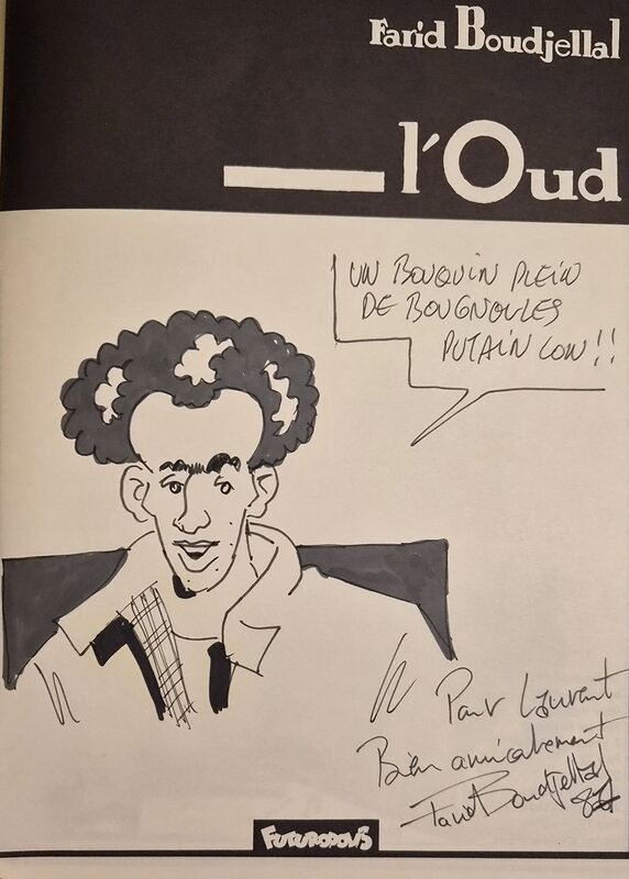 Dédicace de Farid Boudjellal - Sketch