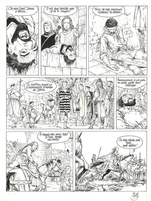 L'étoile polaire par Philippe Delaby - Planche originale