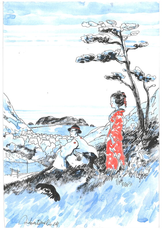 Roberto Melis, L'honorable partie de campagne - Original art