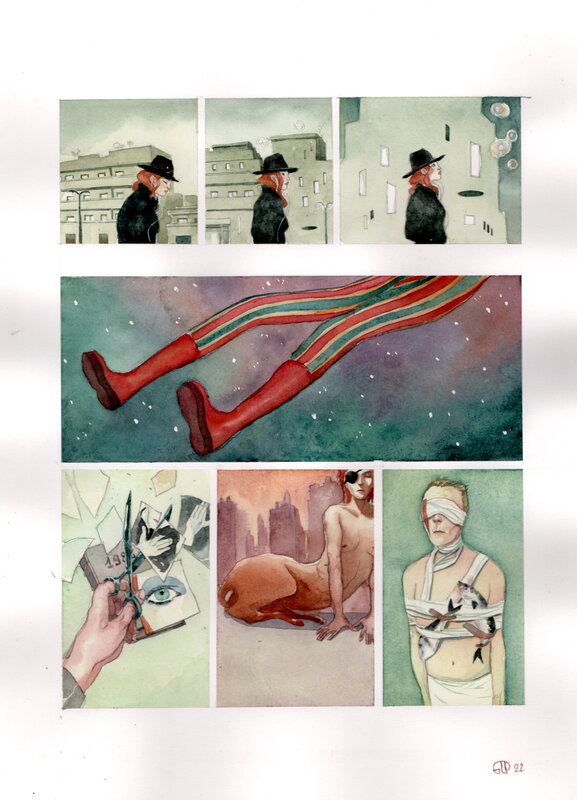 For sale - David Bowie by Grazia La Padula - Comic Strip