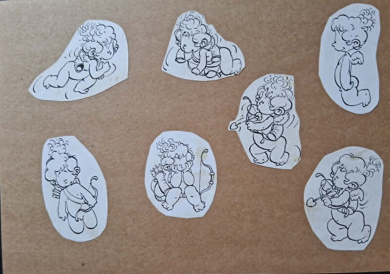 Cupido(N) sketches par Malik - Illustration originale
