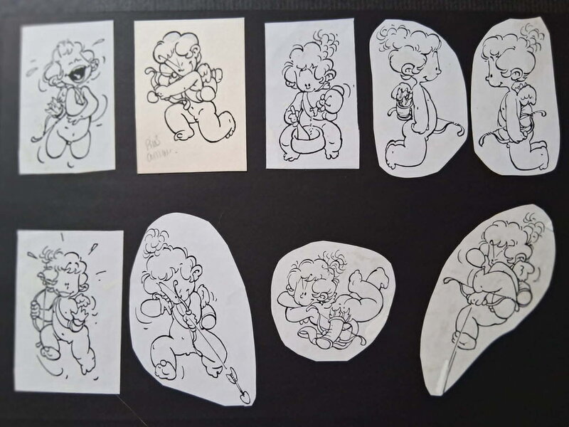 Malik, Cupido(N) sketches series - Illustration originale