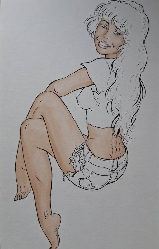 Malik female personage - Illustration originale