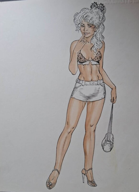 Malik female personage - Illustration originale