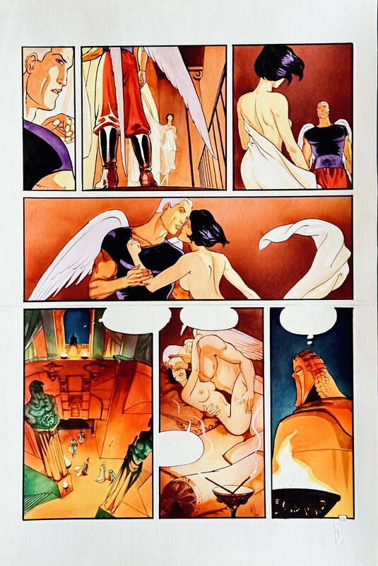Henri Reculé, Les Immortels - La Volonté du mal - Planche originale