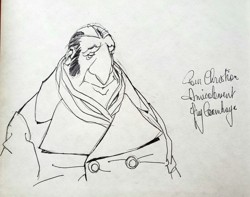 Guy Counhaye, PROFESSEUR STRATUS   T2 LA FORTERESSE AMPHIBIE - Dédicace
