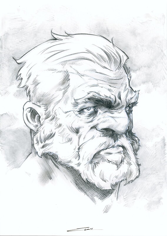 En vente - Nains : Redwin - 13 par Pierre-Denis Goux - Illustration originale