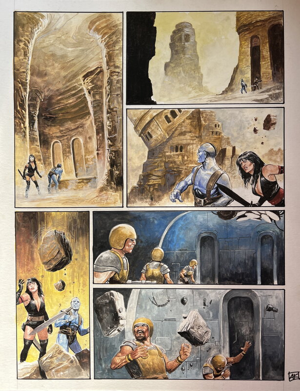 Apri Kusbiantoro, Lemuria 2 originele pagina - Planche originale