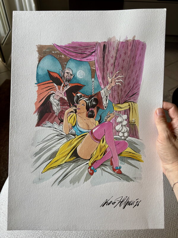 En vente - Lucio Filippucci, Biancaneve contro il vampiro - Couverture originale