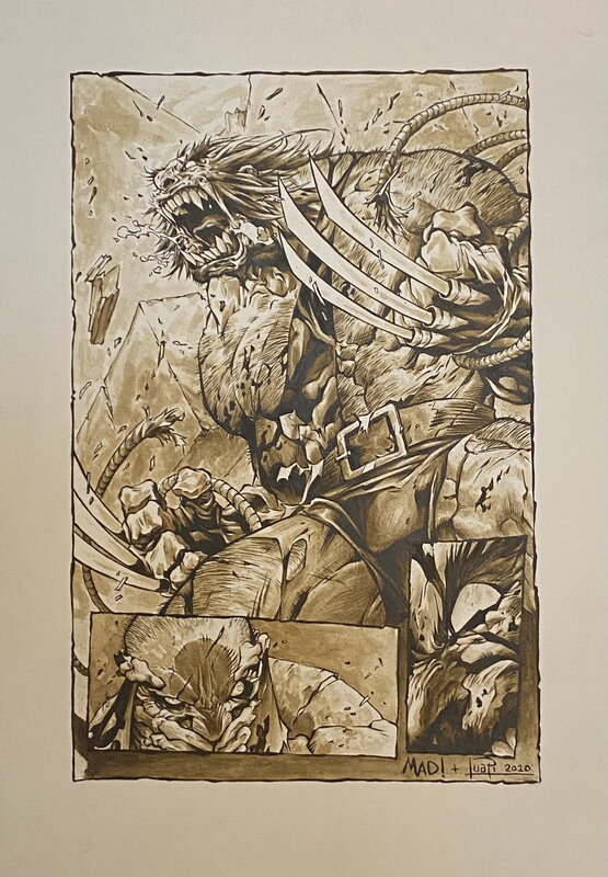 Savage Wolverine par Juapi, Mad - Planche originale