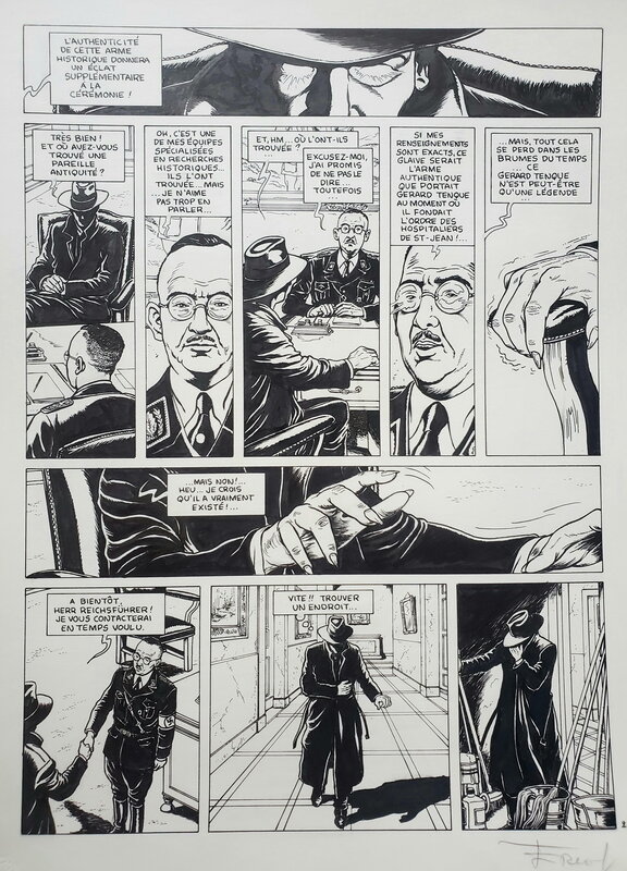 Ersel, LES DERNIERS JOURS DE LA GEHENNE - Planche originale
