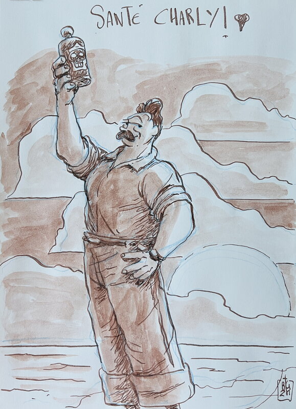 Hemingway par Laurent Zimny - Dédicace