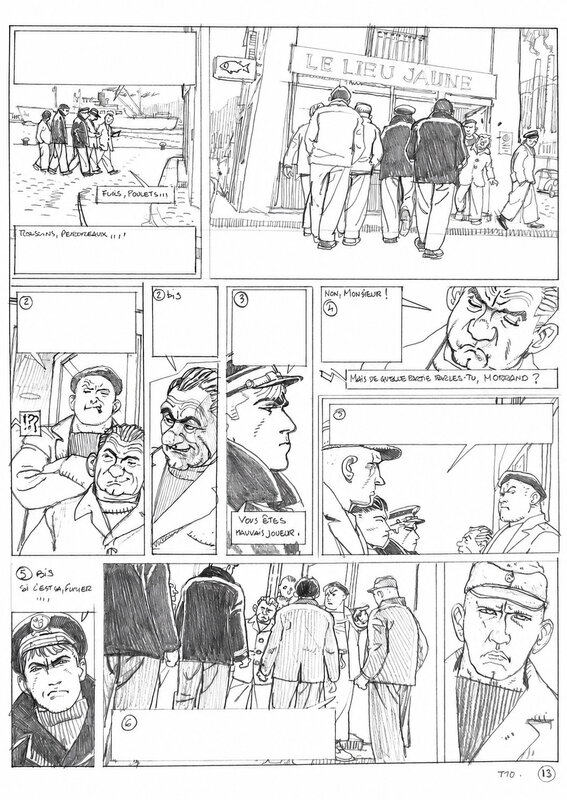 Patrick Jusseaume, Planche 13 Tramp tome 10 - Illustration originale