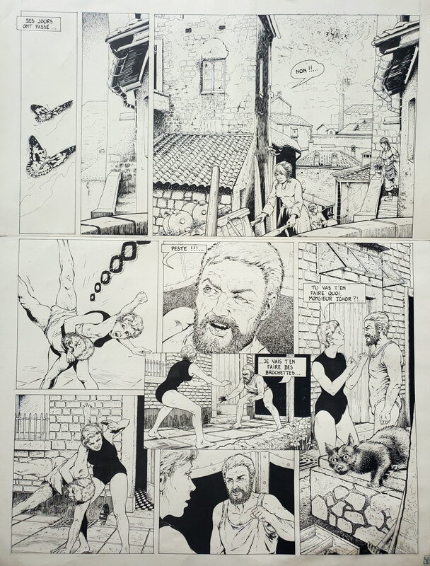 LE CHÂTEAU D'ICHOR by Michel Schetter - Comic Strip