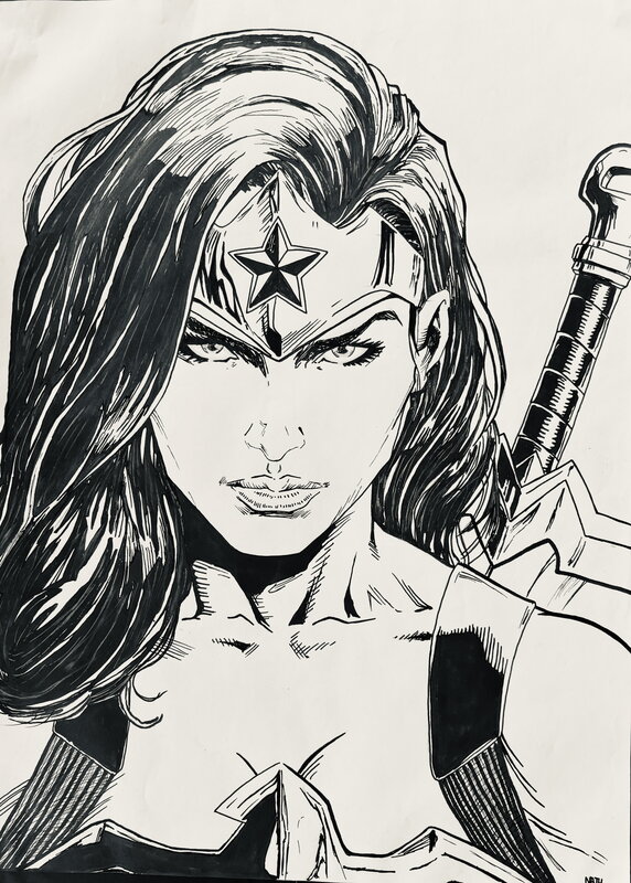Wonder woman par Nath - Illustration originale