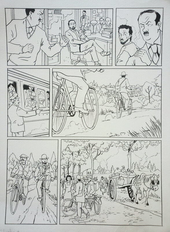 Gérard Berthelot, ALBERT LONDRES   T1 PRINCE DES REPORTERS - Planche originale
