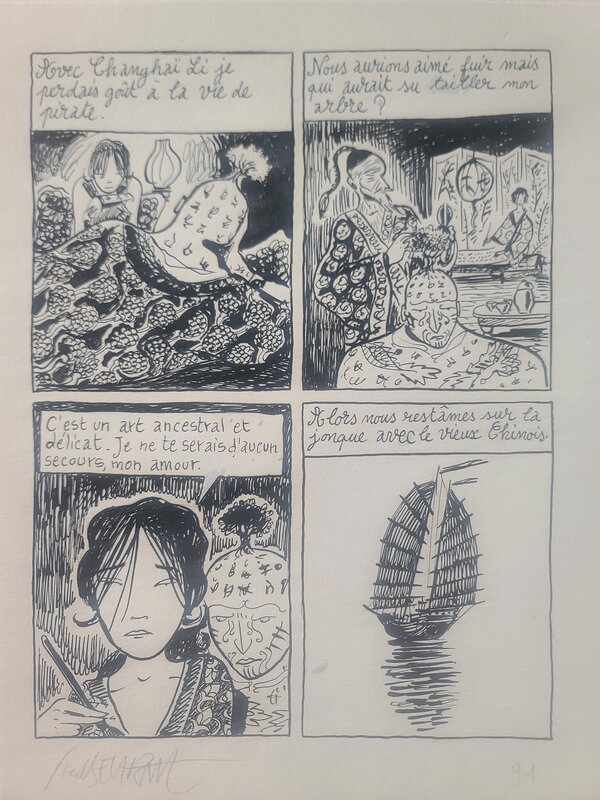 L'Homme Bonsaï par Fred Bernard - Planche originale