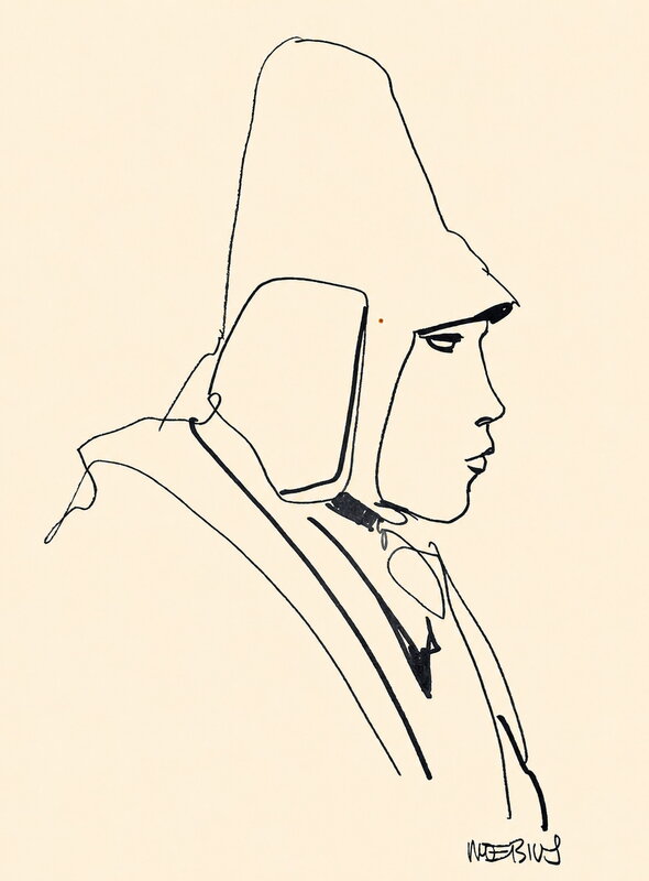 Starwatcher par Moebius - Illustration originale
