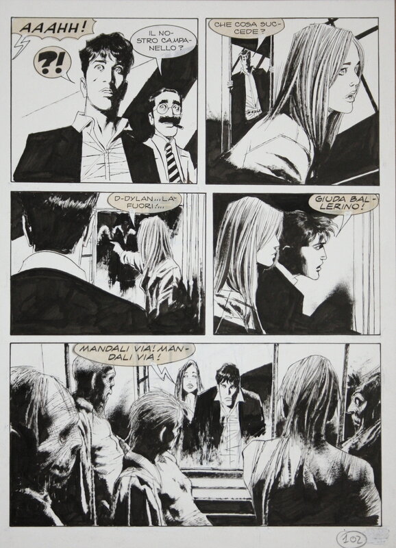 Roi Corrado, Dylan Dog - Le notti di Halloween - Planche originale