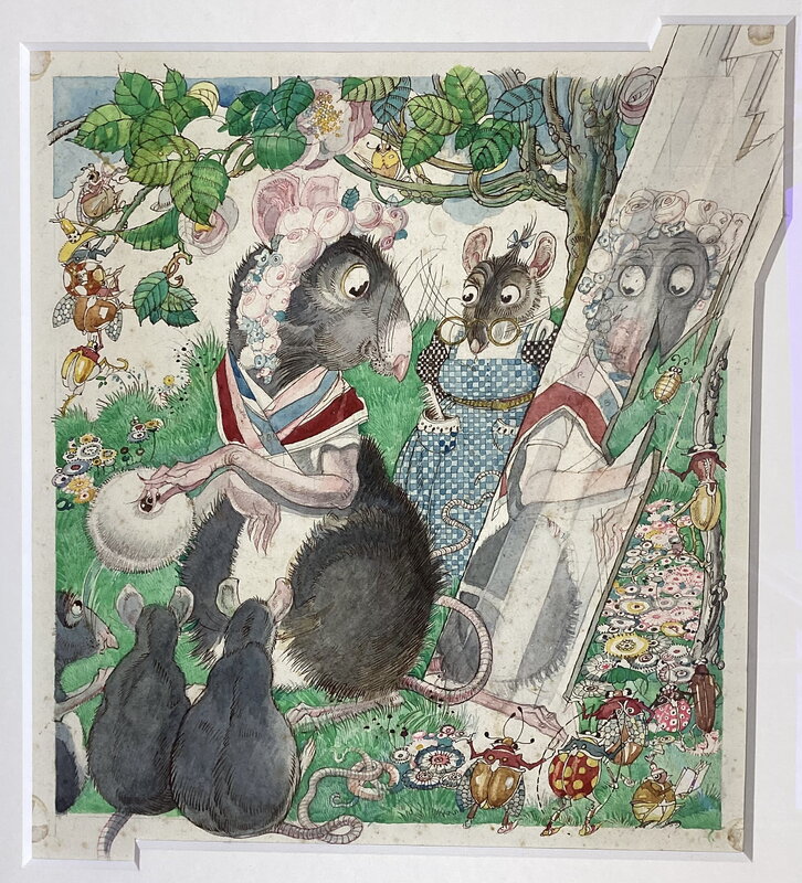 En vente - Les rats par Felix Lorioux - Planche originale
