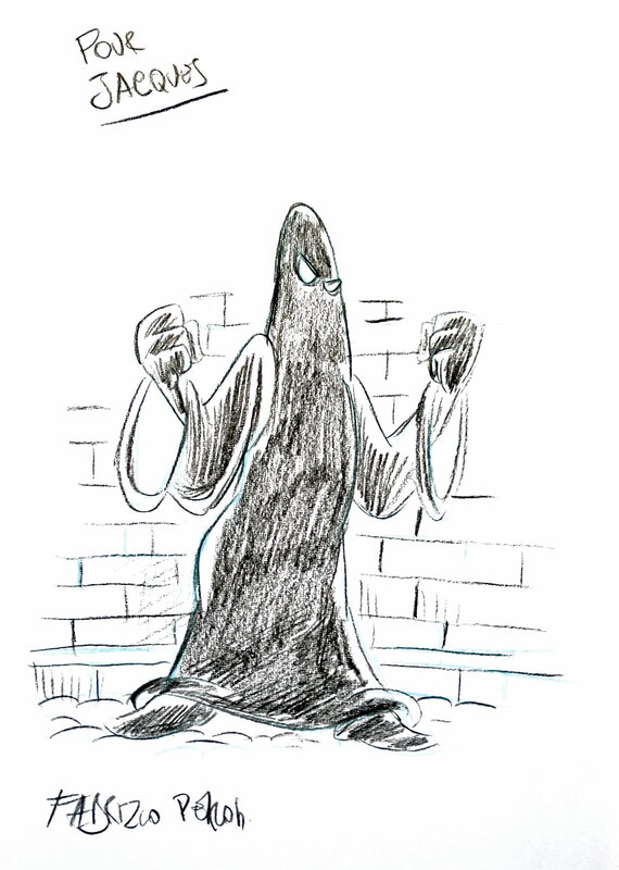 Fantôme par Fabrizio Petrossi - Illustration originale