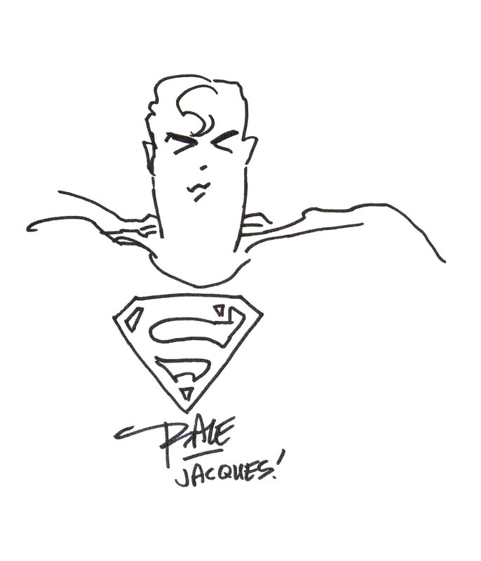 Superman par Tim Sale - Illustration originale