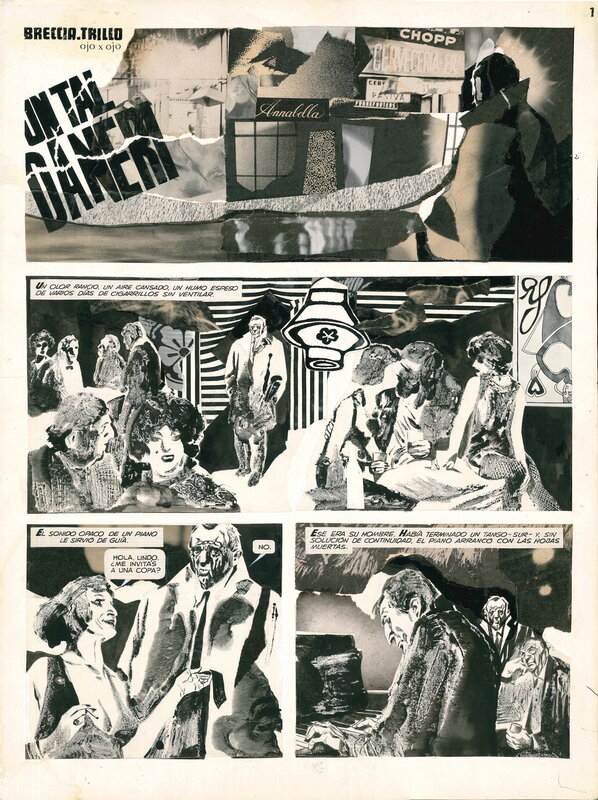 Un tal Daneri par Alberto Breccia, Carlos Trillo - Planche originale