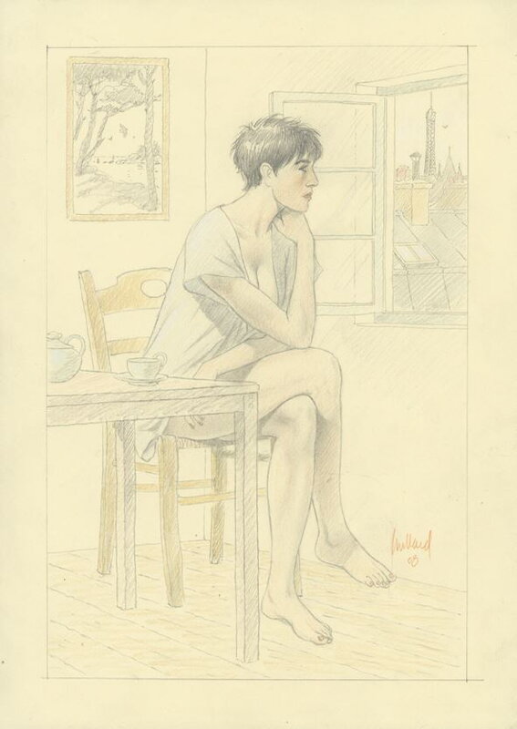 Après la pluie par André Juillard - Illustration originale