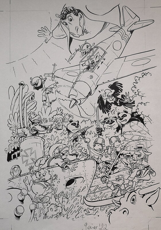 Kriegsfunnies by Jürgen Speh - Comic Strip