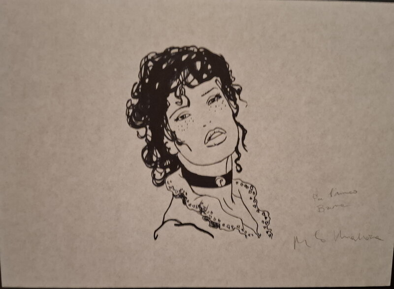 Molly by Milo Manara - Original Illustration