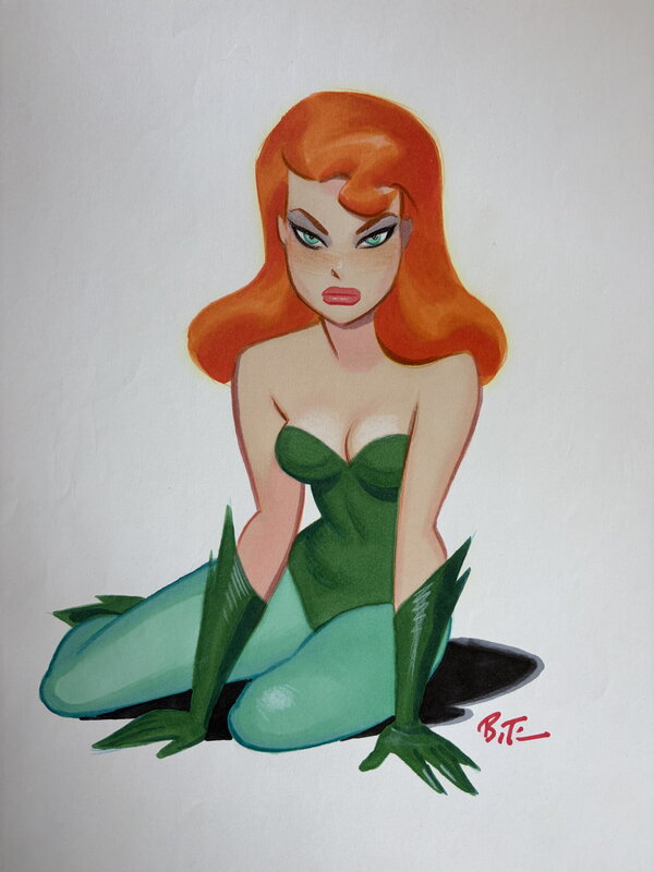 Poison Ivy par Bruce Timm - Illustration originale