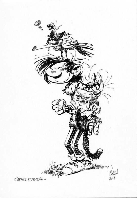 Gaston by Yoann - Original Illustration