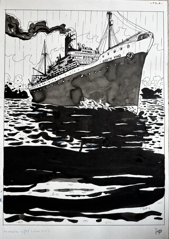 Jorg Mailliet - Page 1 de la disparition de Josef Mengele - Planche originale