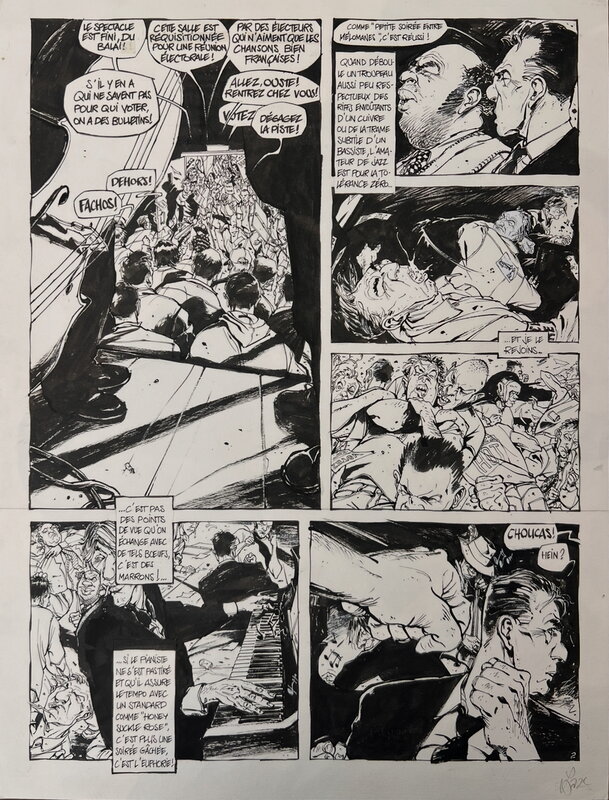For sale - Le Choucas by Lax - Comic Strip