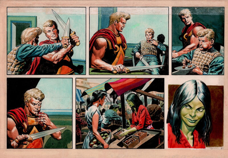 Don Lawrence, The RISE and FALL of the TRIGAN EMPIRE - “The Lokan Conspiracy”/ “De wilde Loris” (Dutch title) - Comic Strip