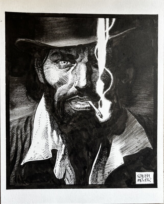 Ralph MEYER - Undertaker - Illustration originale